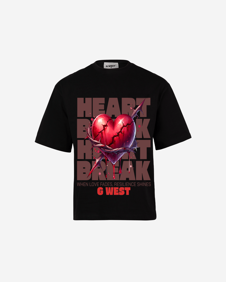 G WEST SHATTERED LOVE OVERSIZED T-Shirt Mens G West