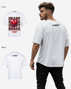 G WEST SHATTERED LOVE OVERSIZED T-Shirt Mens G West