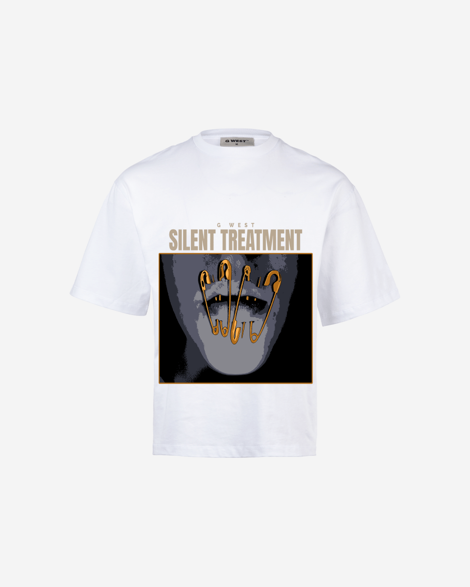 G WEST Silent Treatment T-Shirt Mens G West