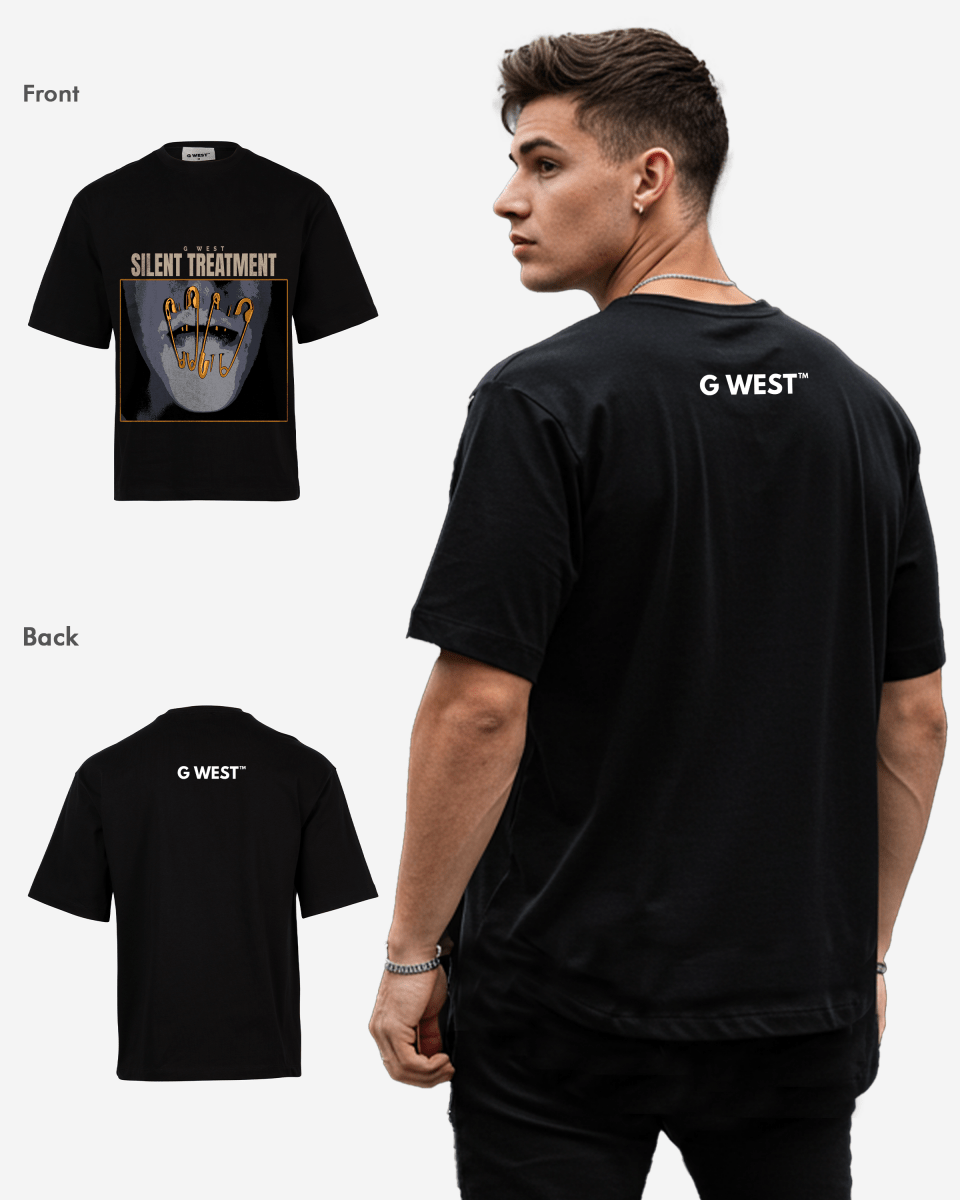 G WEST Silent Treatment T-Shirt Mens G West