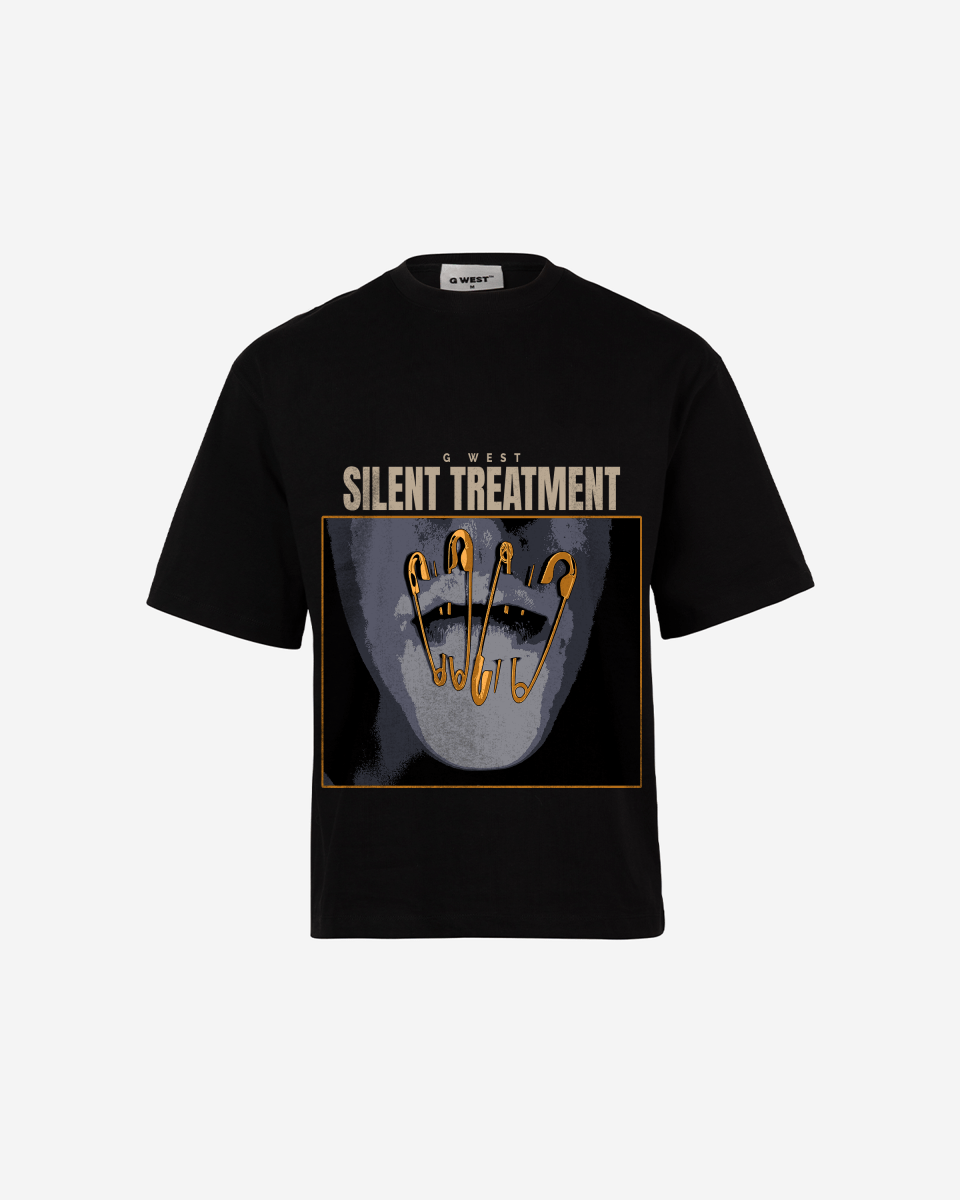 G WEST Silent Treatment T-Shirt Mens G West