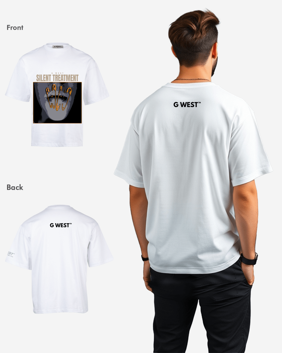 G WEST Silent Treatment T-Shirt Mens G West