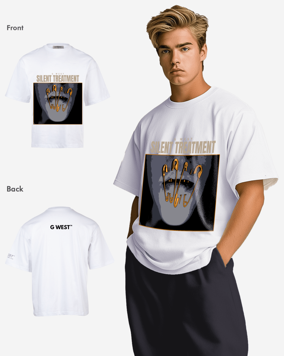 G WEST Silent Treatment T-Shirt Mens G West