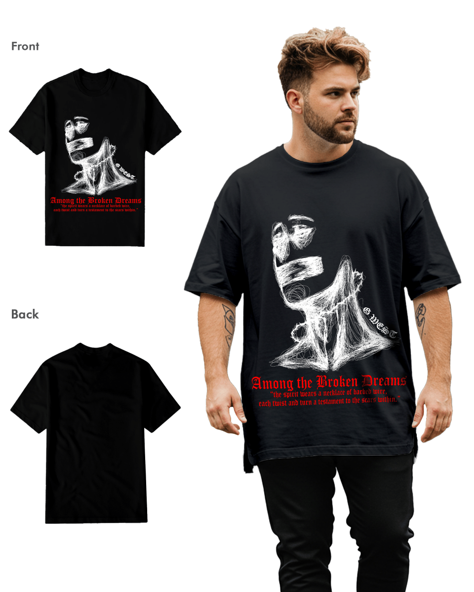 G West Sinner T-Shirt Big and Tall Mens G West