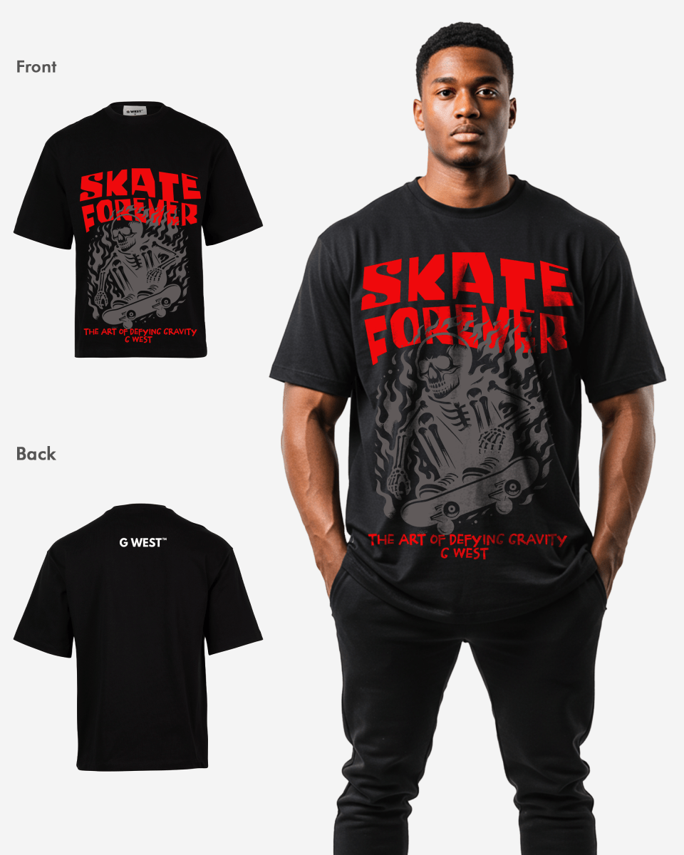 G WEST SKATE FOREVER OVERSIZED T-Shirt Mens G West