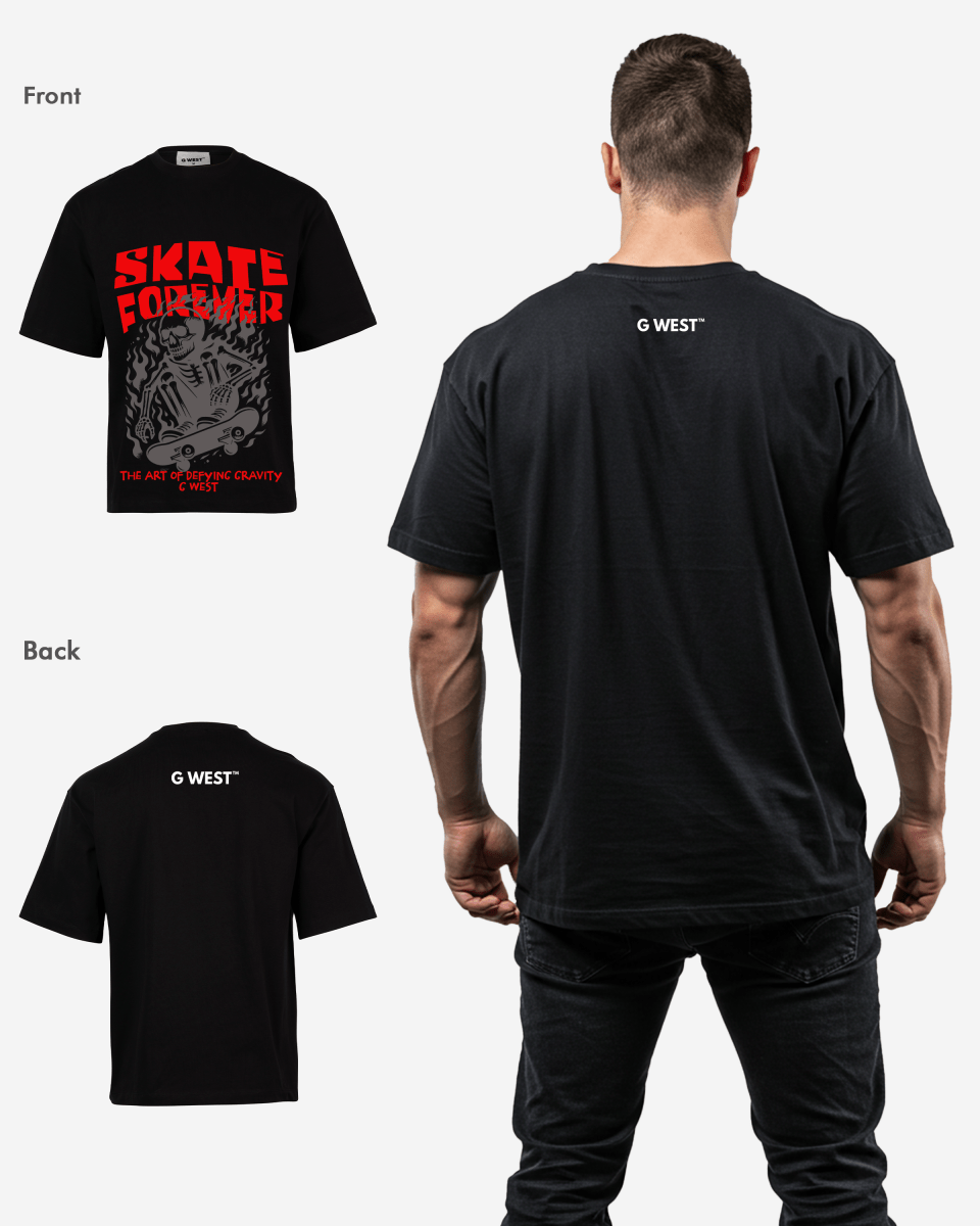 G WEST SKATE FOREVER OVERSIZED T-Shirt Mens G West