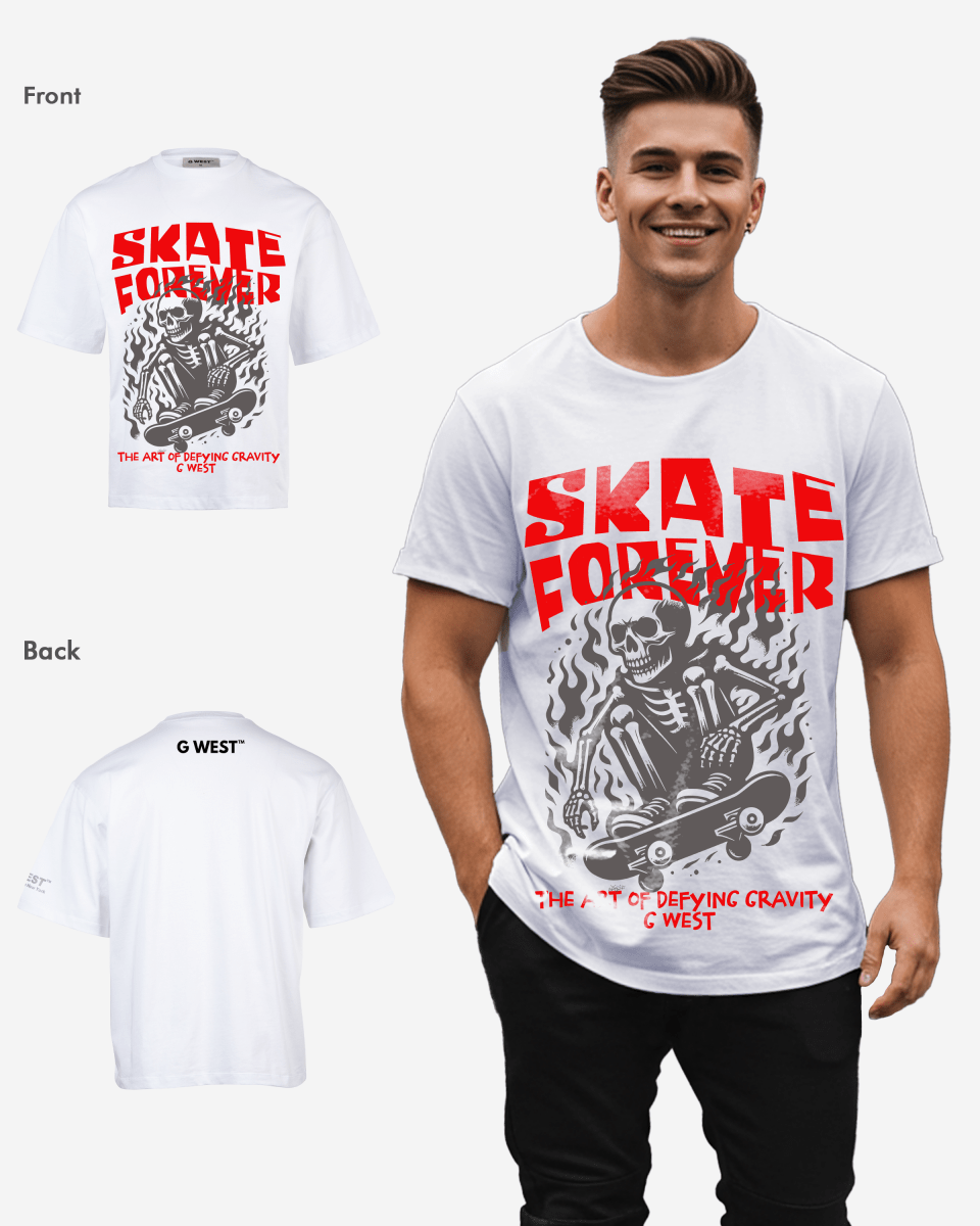 G WEST SKATE FOREVER OVERSIZED T-Shirt Mens G West