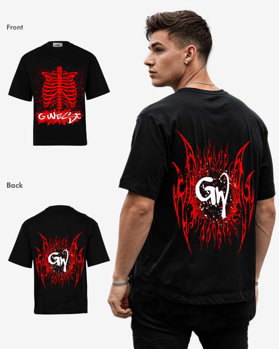 G West Body Oversized T-Shirt Mens G West