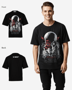 G WEST SKULL AND WINGED VISION OVERSIZED T-Shirt Mens G West