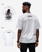 G WEST SKULL AND WINGED VISION OVERSIZED T-Shirt Mens G West