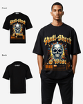 G WEST SKULL SHORK OVERSIZED T-Shirt Mens G West
