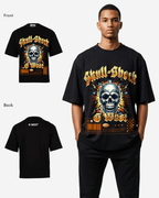 G WEST SKULL SHORK OVERSIZED T-Shirt Mens G West