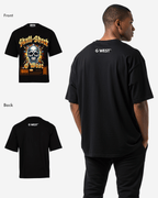 G WEST SKULL SHORK OVERSIZED T-Shirt Mens G West