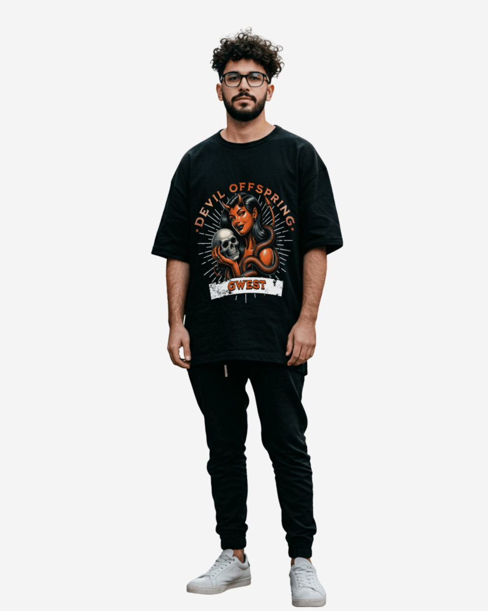 Camiseta extragrande para hombre G West Skull & Swag