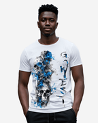 G West Mens Smoky Skull Tee G West