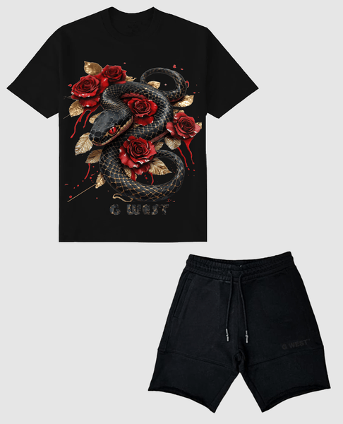 G West Snake Tee and Short Set G West