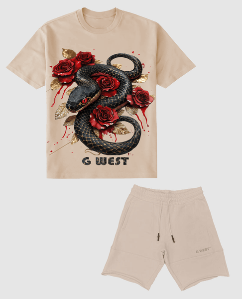 G West Snake Tee and Short Set G West