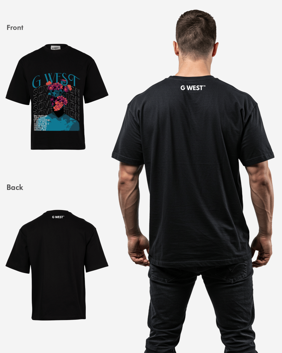 G WEST Sovereign OVERSIZED T-Shirt Mens G West