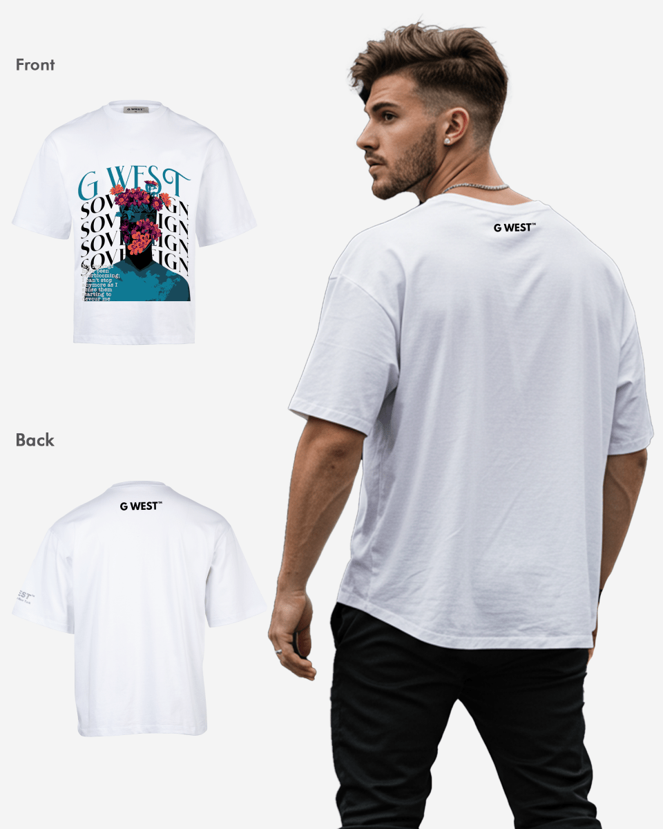 G WEST Sovereign OVERSIZED T-Shirt Mens G West