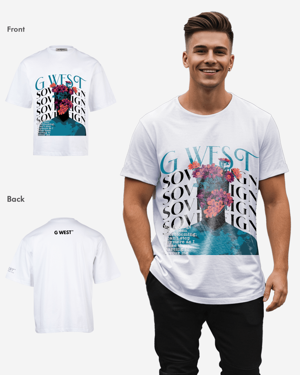 G WEST Sovereign OVERSIZED T-Shirt Mens G West