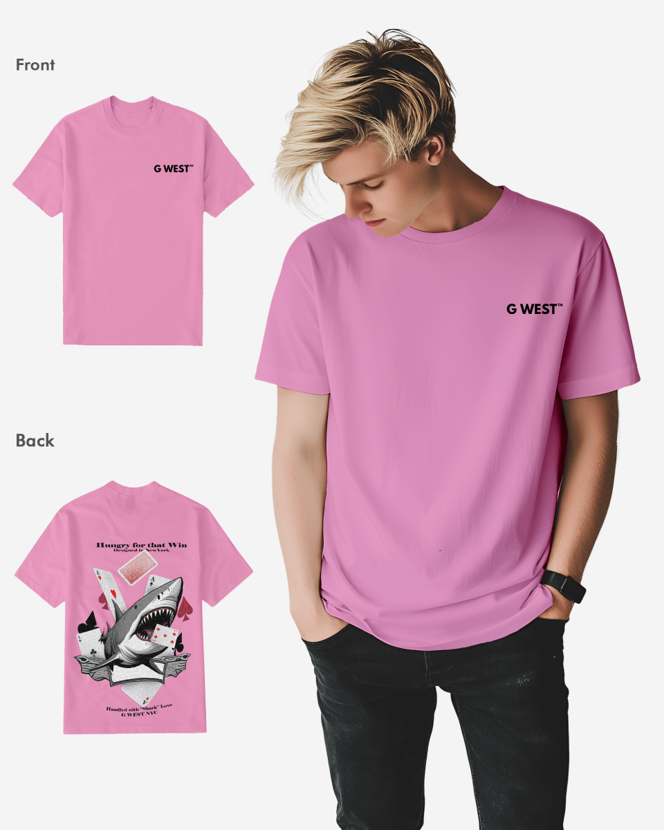 G West Mens Spade Of Sharks T Shirt G West