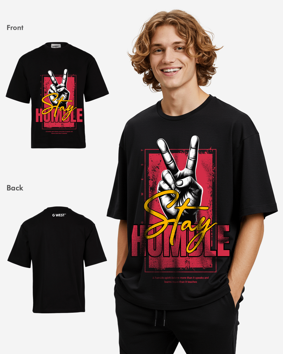 G WEST STAY HUMBLE T-Shirt Mens G West