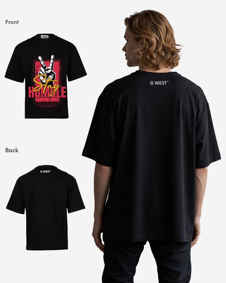 G WEST STAY HUMBLE T-Shirt Mens G West