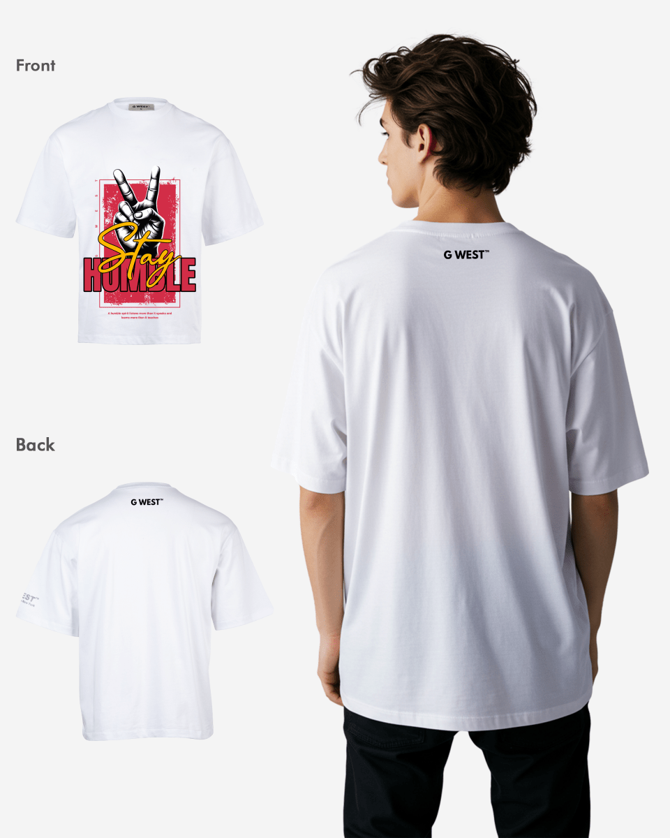 G WEST STAY HUMBLE T-Shirt Mens G West