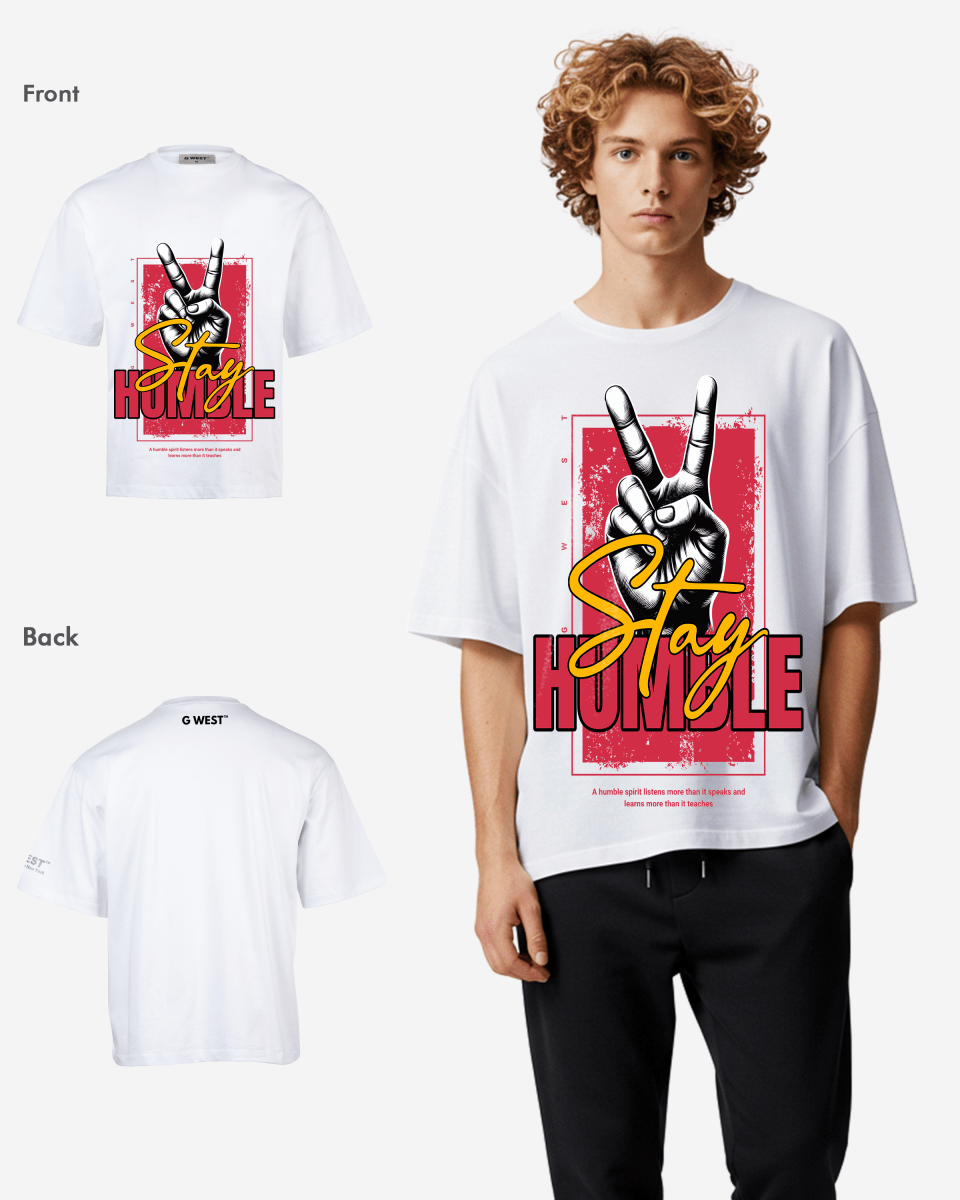 G WEST STAY HUMBLE T-Shirt Mens G West