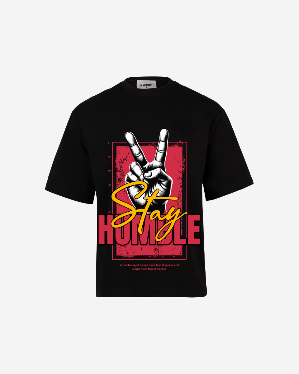 G WEST STAY HUMBLE T-Shirt Mens G West