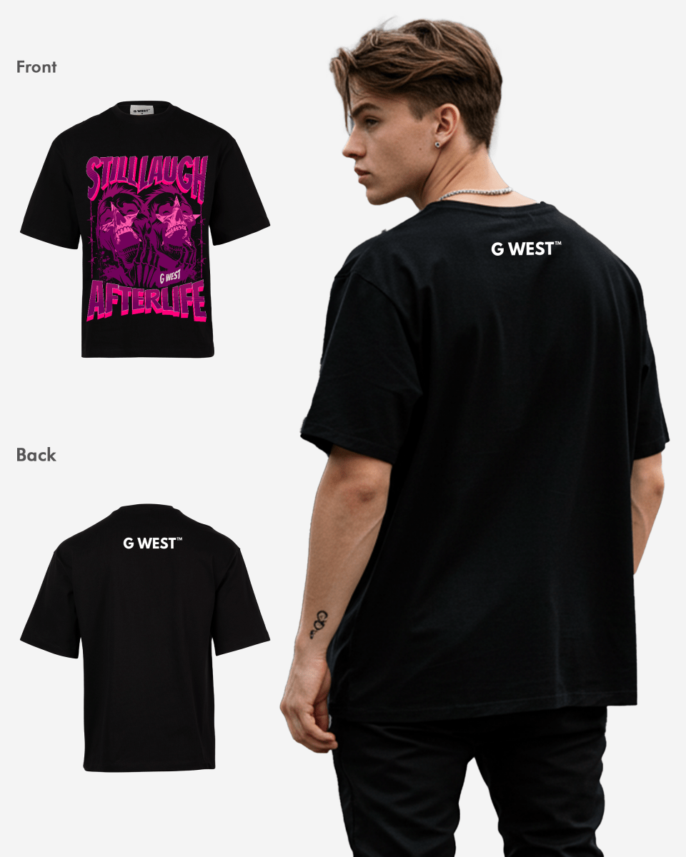 G WEST STILLLAUGH AFTERLIFE OVERSIZED T-Shirt Mens G West