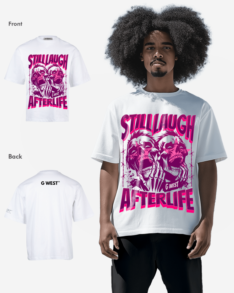 G WEST STILLLAUGH AFTERLIFE OVERSIZED T-Shirt Mens G West