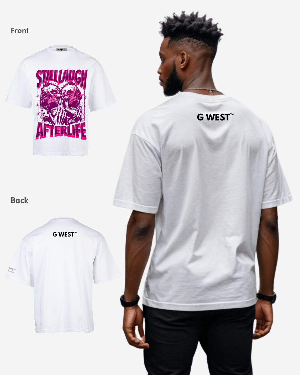 G WEST STILLLAUGH AFTERLIFE OVERSIZED T-Shirt Mens G West