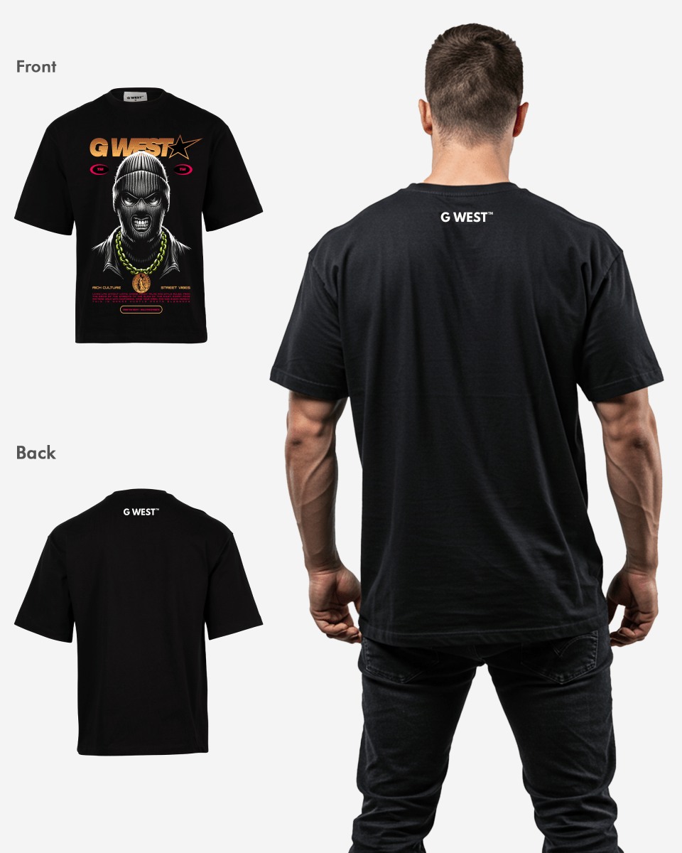 G WEST STREET PHANTOM OVERSIZED T-Shirt Mens G West