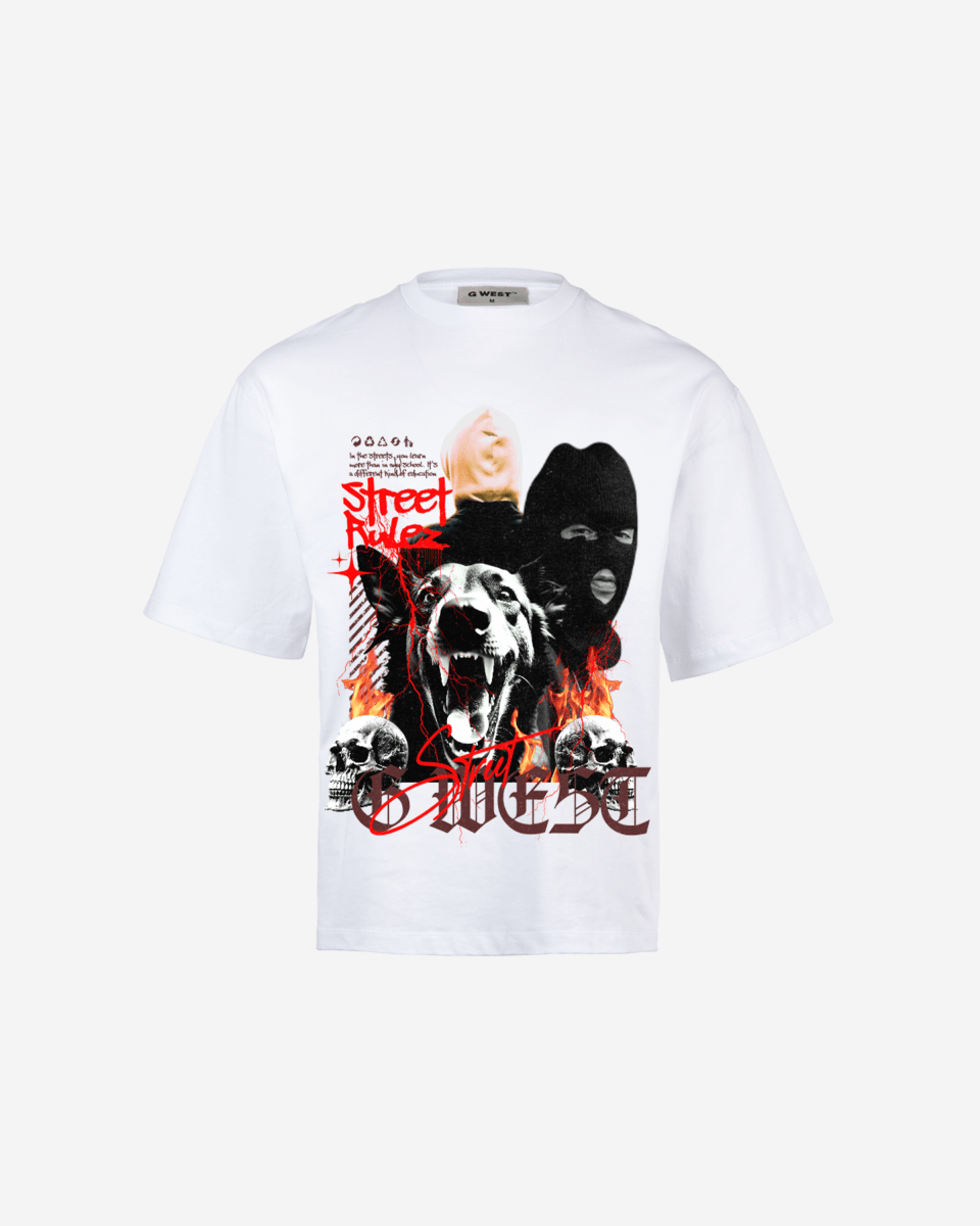 G WEST STREET RULEZ OVERSIZED T-Shirt Mens G West
