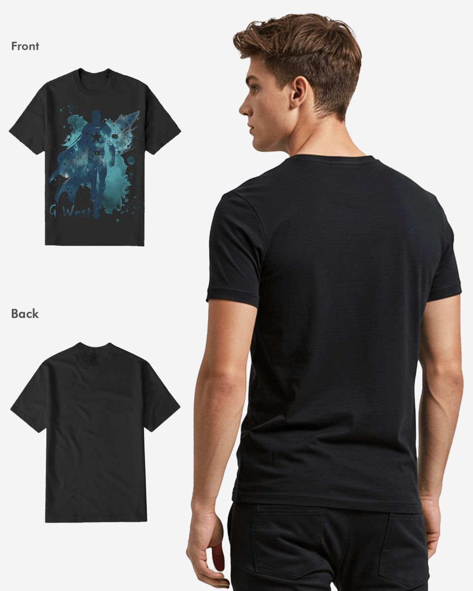 G West Mens Super Hero Tee G West