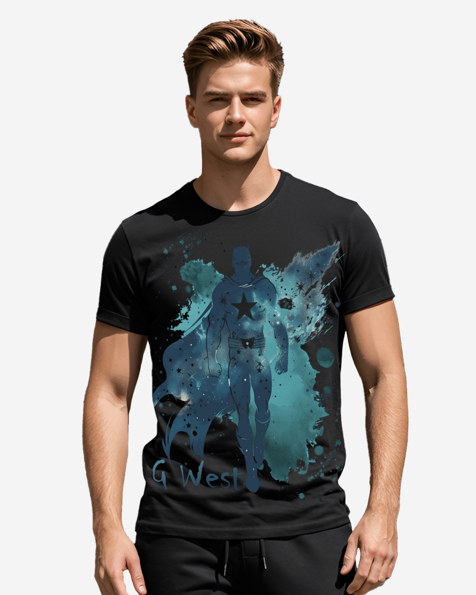 G West Mens Super Hero Tee G West