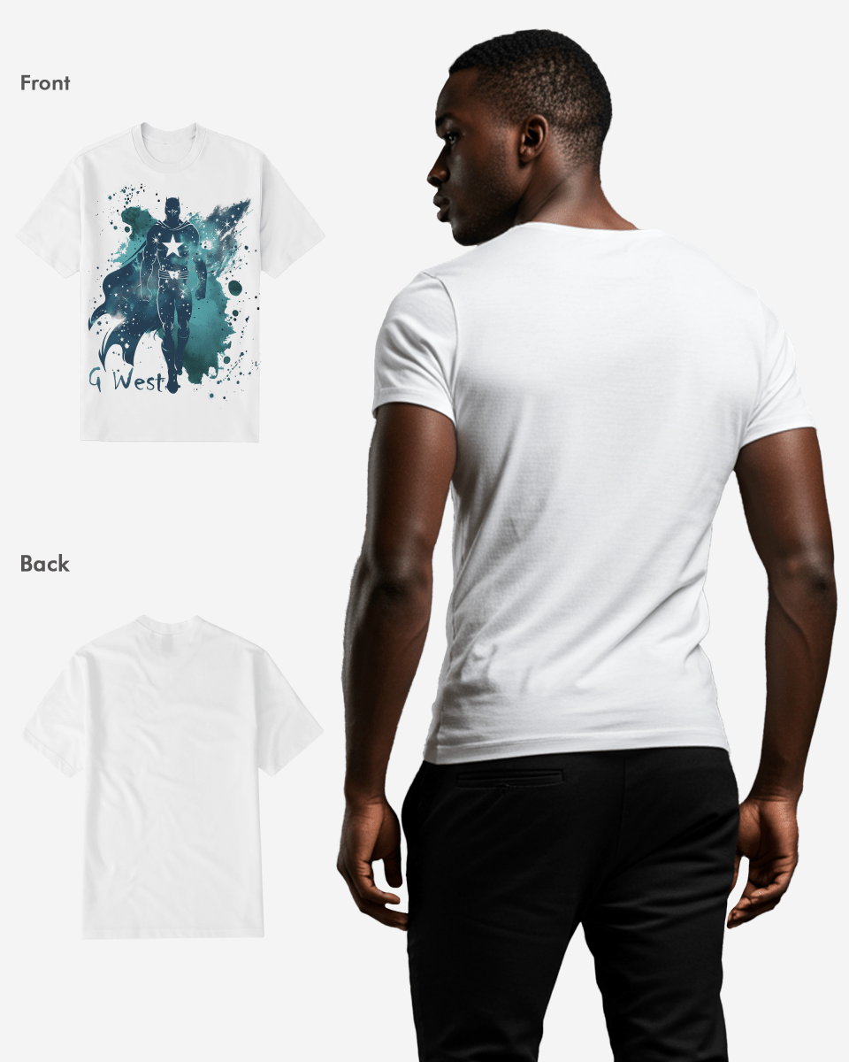 G West Mens Super Hero Tee G West
