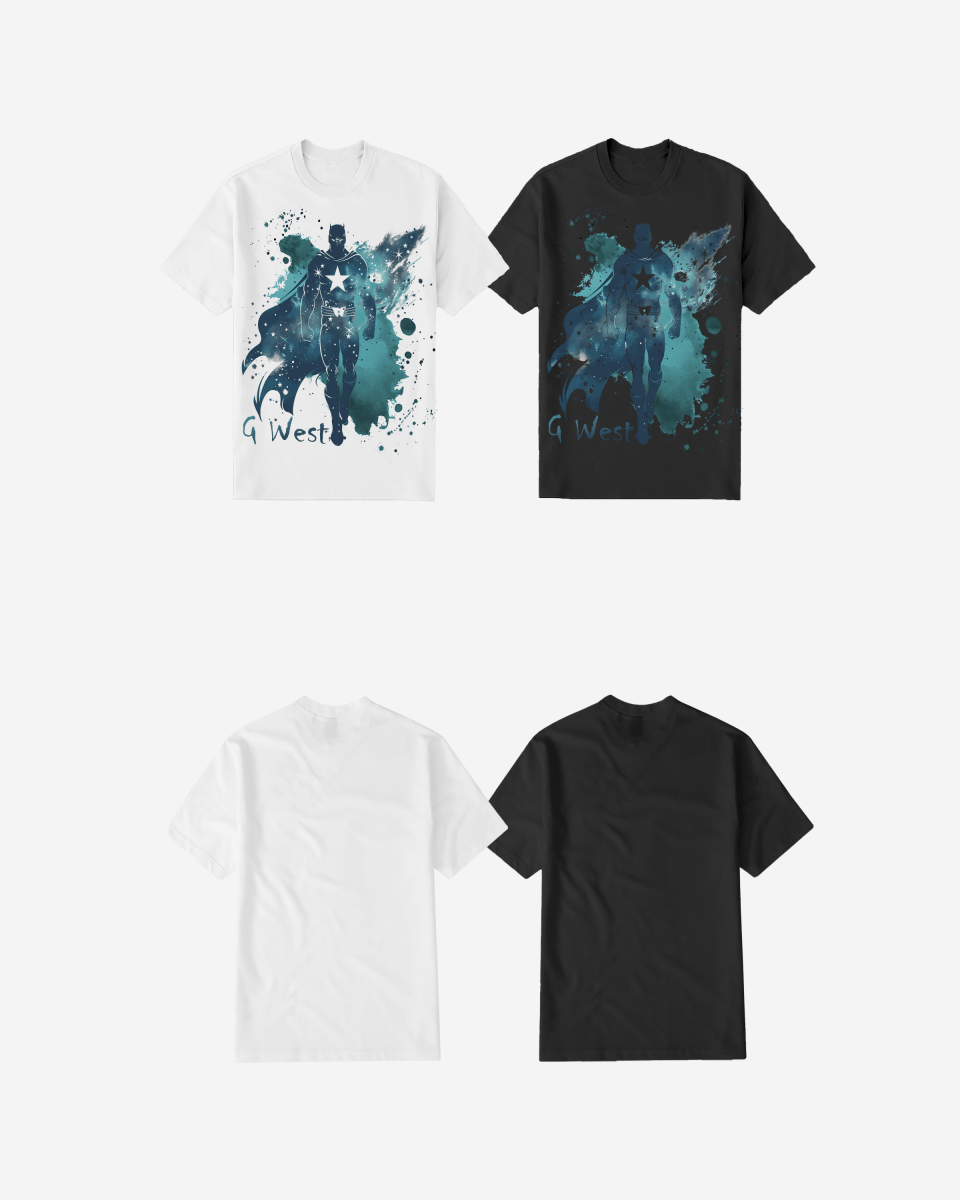 G West Mens Super Hero Tee G West