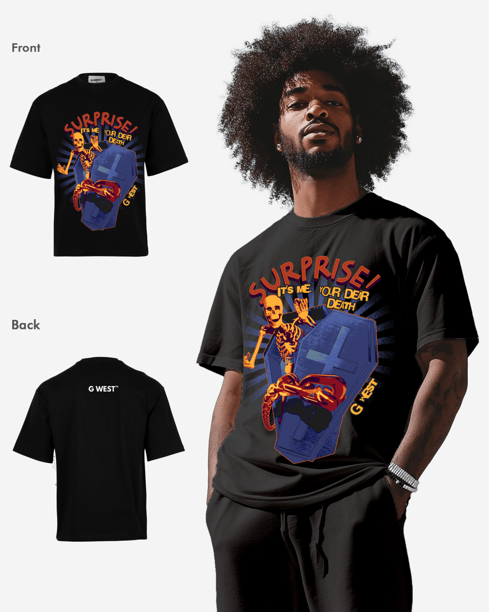 G WEST Surprisei Oversized T-Shirt Mens G West
