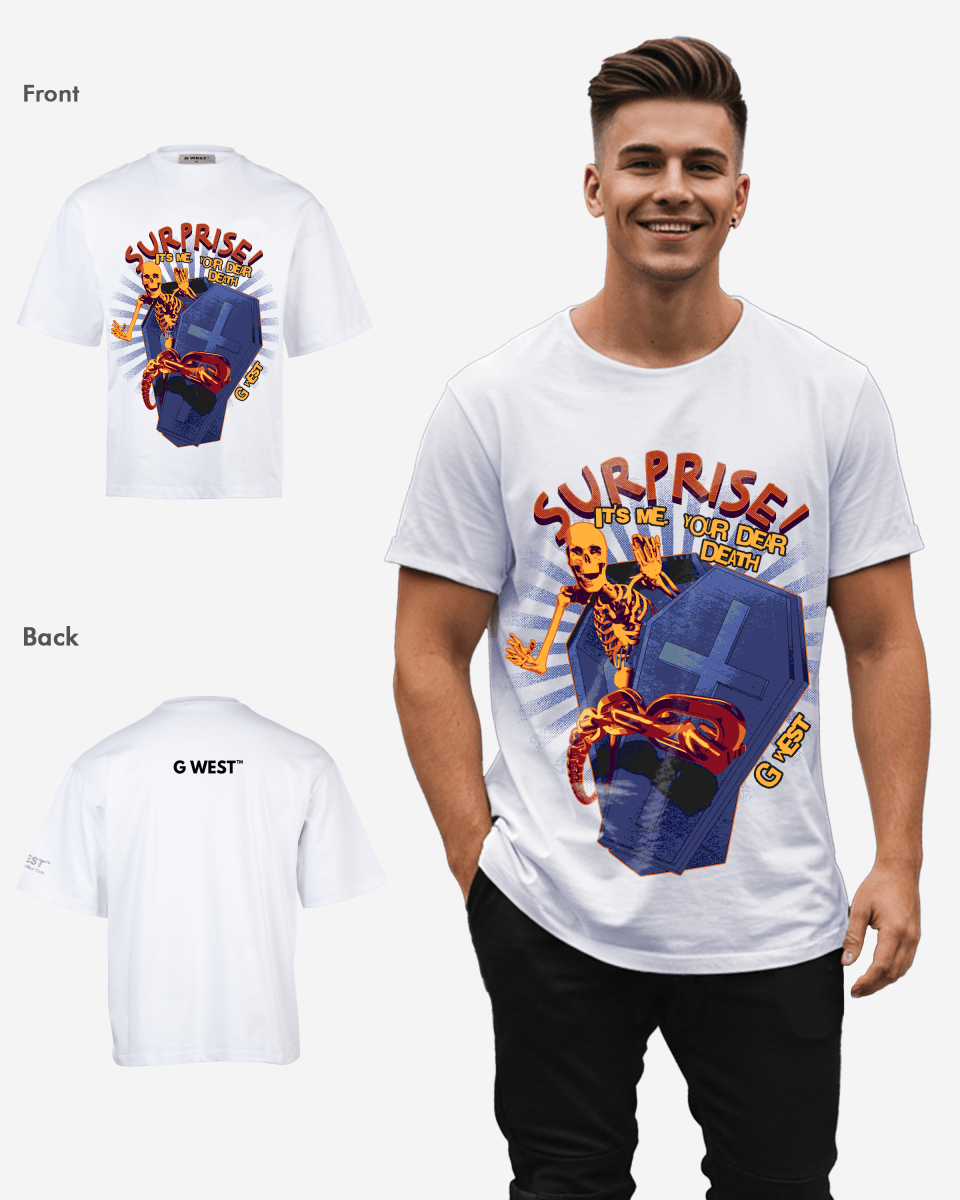 G WEST Surprisei Oversized T-Shirt Mens G West