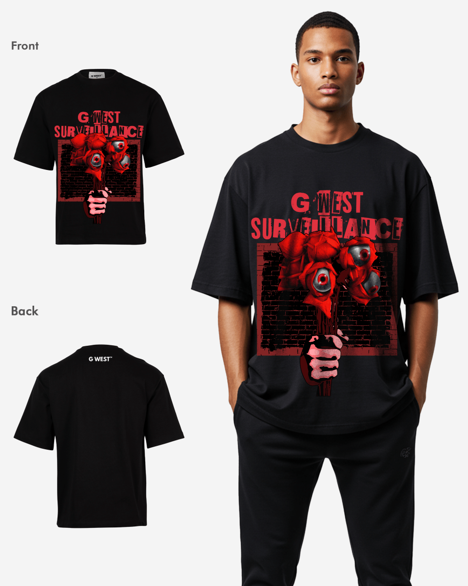 G WEST SURVEILLANCE OVERSIZED T-Shirt Mens G West