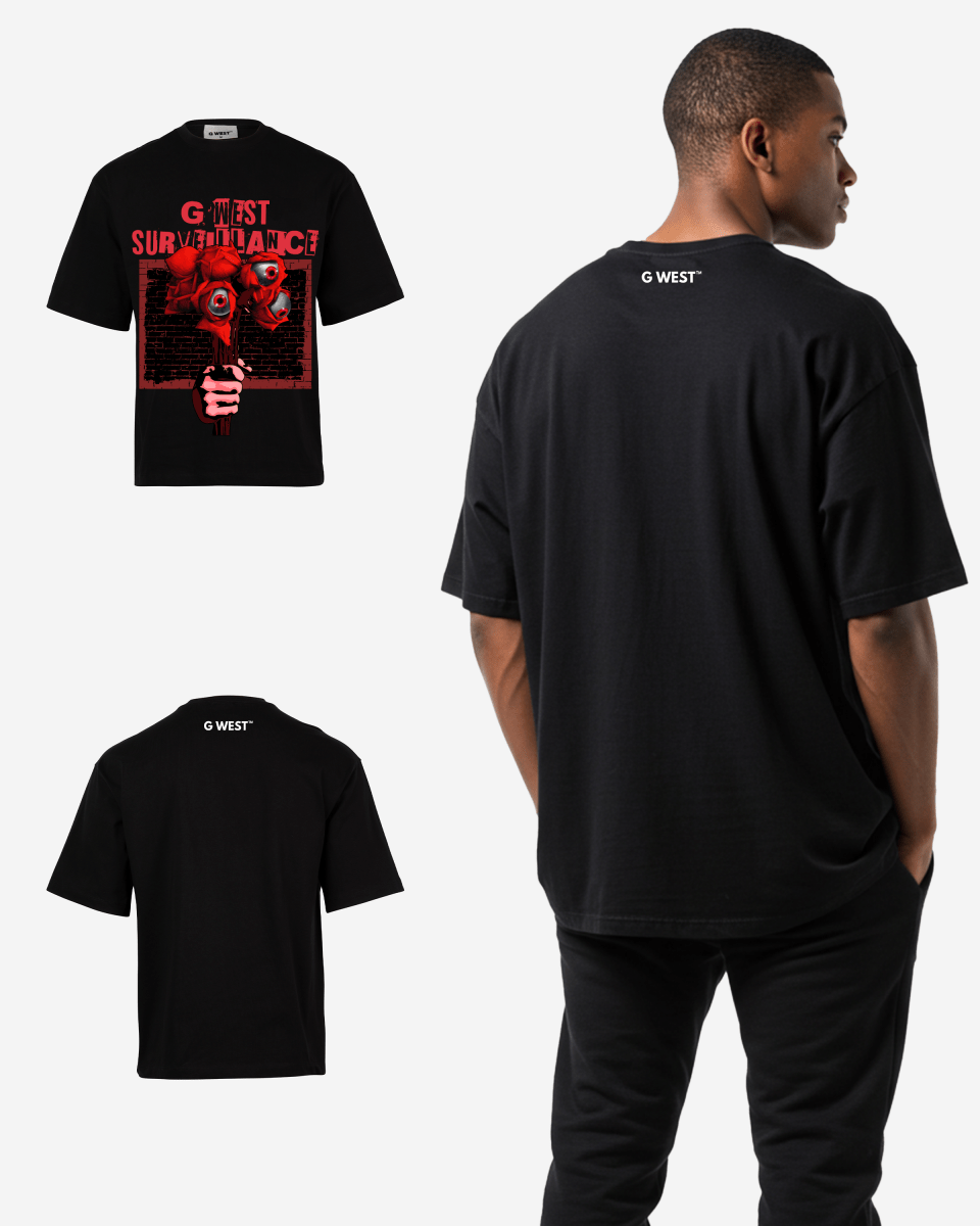 G WEST SURVEILLANCE OVERSIZED T-Shirt Mens G West