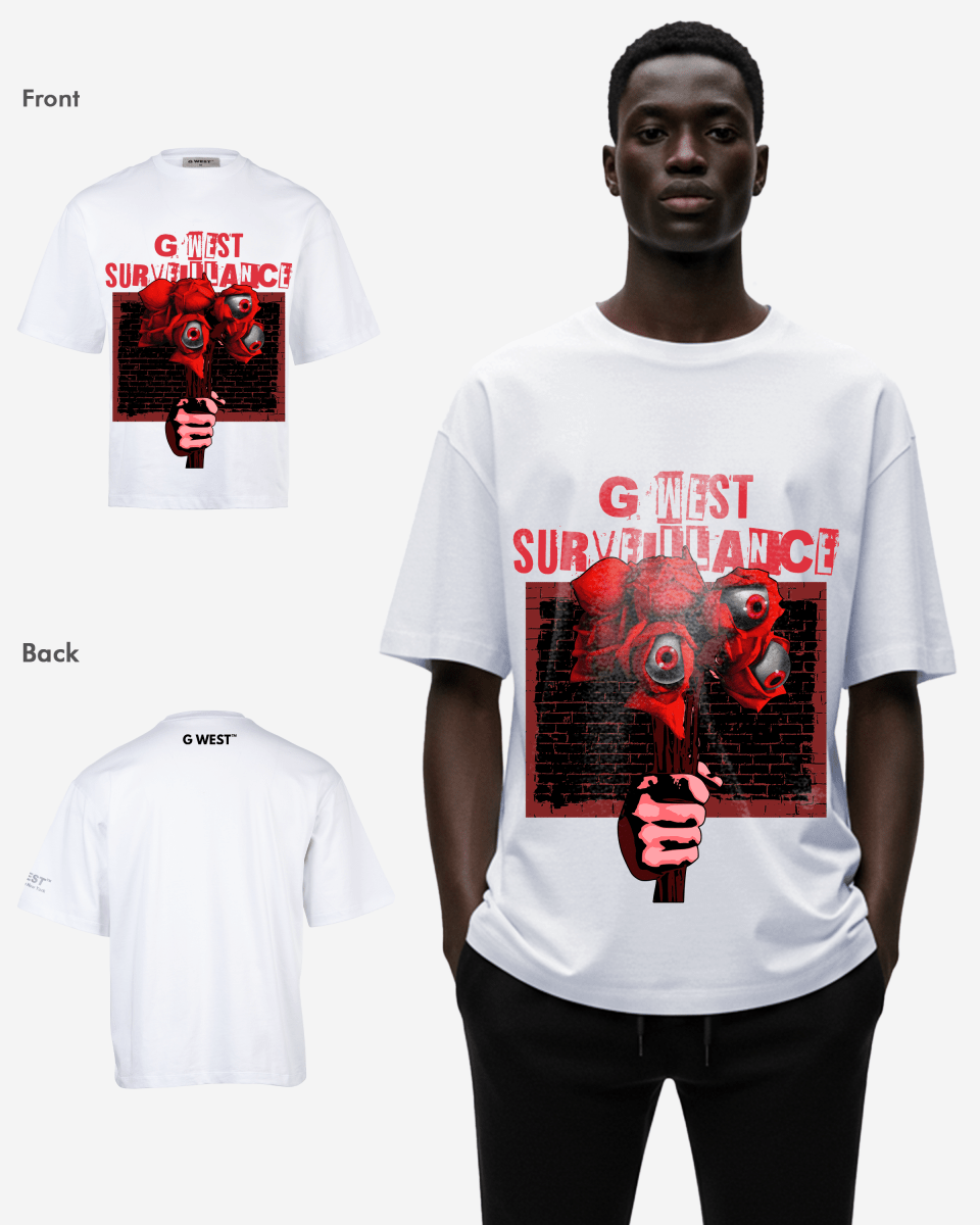 G WEST SURVEILLANCE OVERSIZED T-Shirt Mens G West