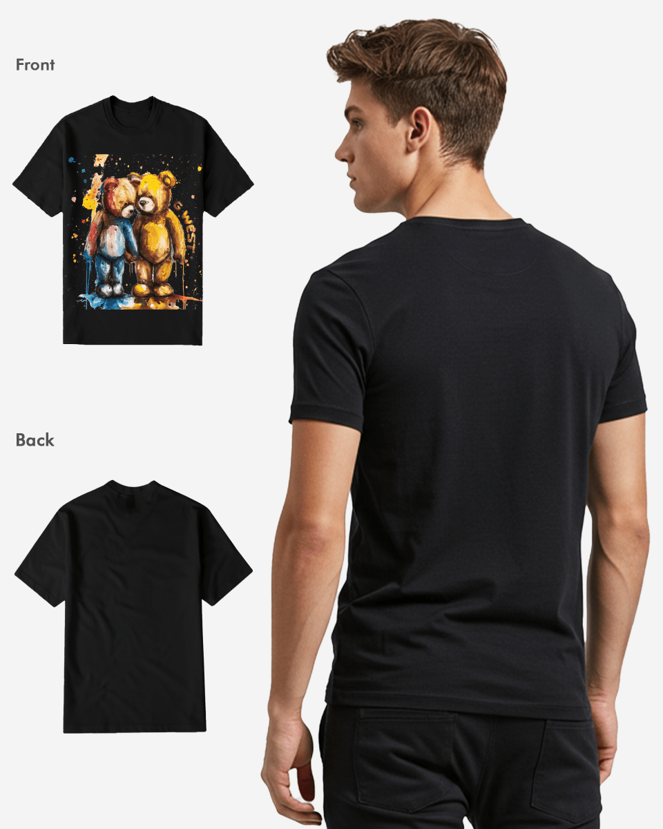 G West Mens Teddy Bear Tee G West