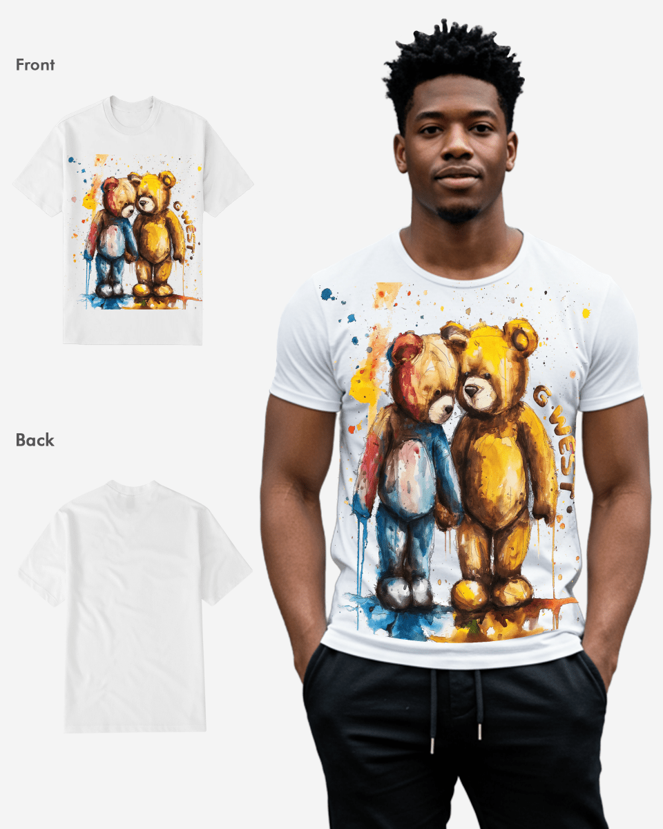 G West Mens Teddy Bear Tee G West