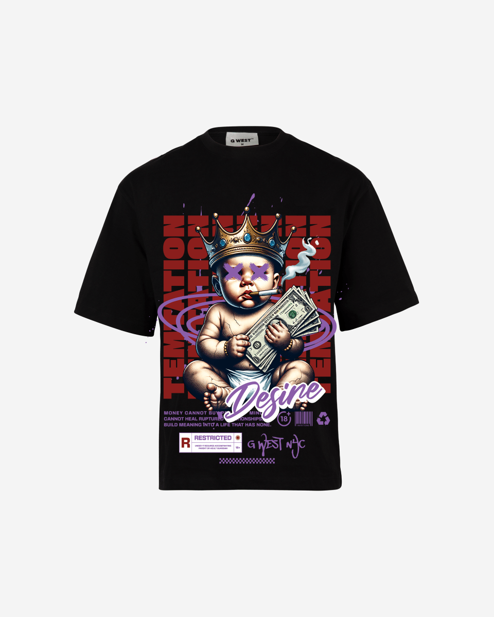 G WEST TEMPTATION DESIRE OVERSIZED T-Shirt Mens G West