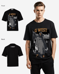 G West the dark blossom OVERSIZED T-Shirt Mens G West