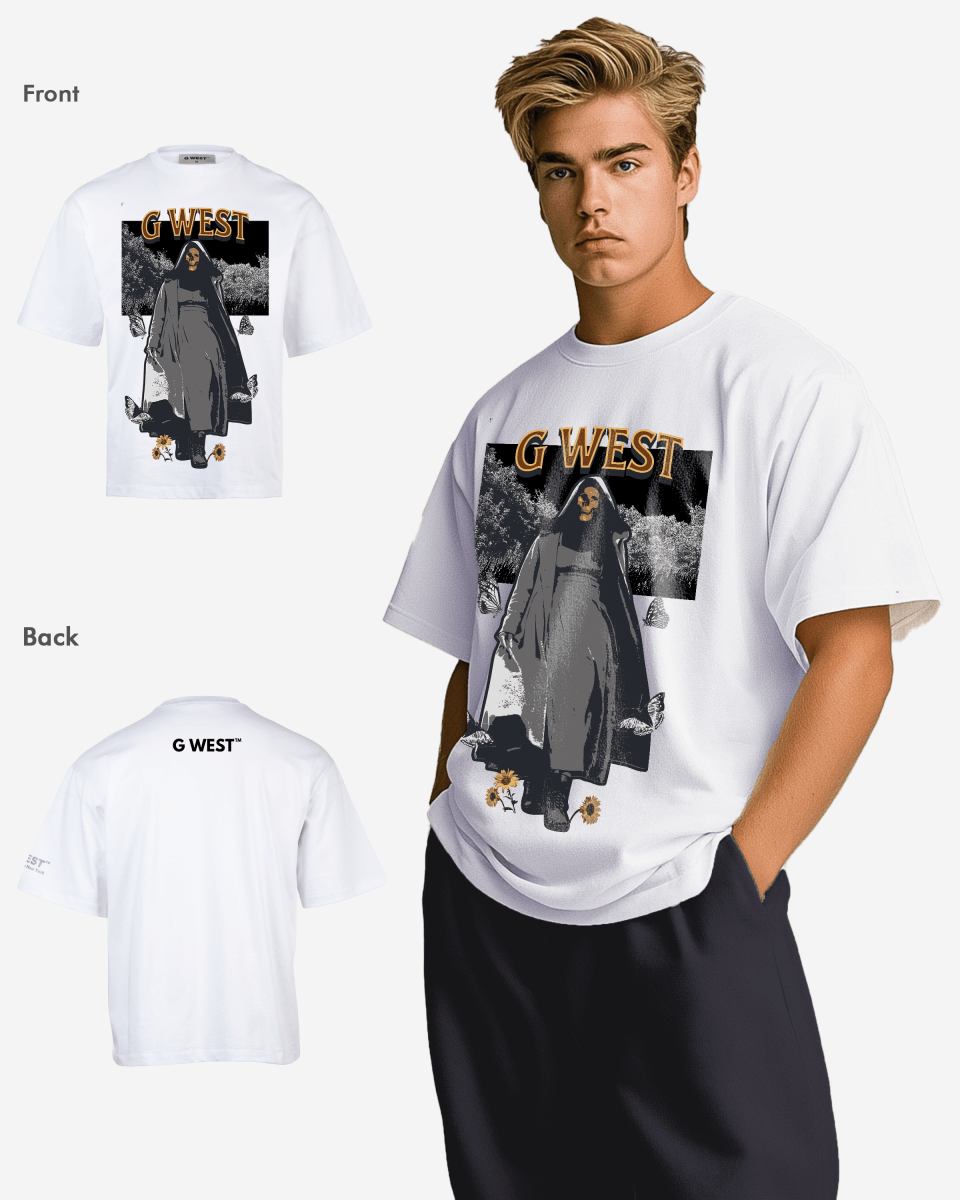 G West the dark blossom OVERSIZED T-Shirt Mens G West