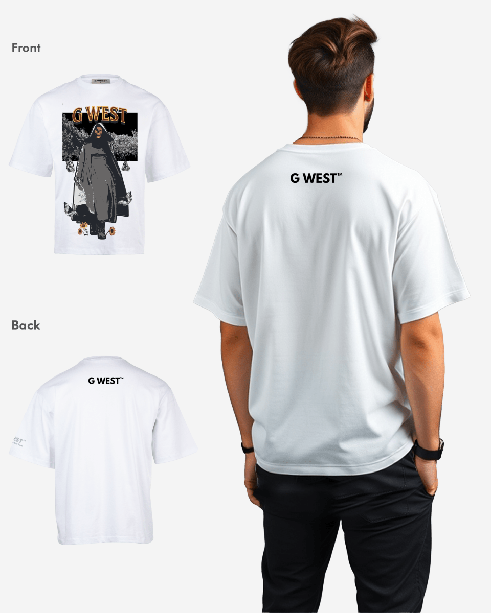 G West the dark blossom OVERSIZED T-Shirt Mens G West